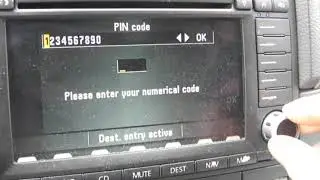VW Navigation Radio Code Entry