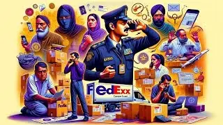 FedEx Scammer call betwen public people ⚠️