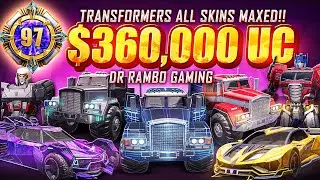 PUBG Mobile 360K UC For Transformers Speed Drift Opening + Prize Path + Lucky Treasure 🤑🔥 || Rambo