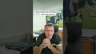 Wann beginnt die Arbeitszeit und wann hört sie auf?