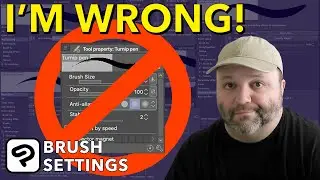 Fixing Brush Settings In Clip Studio Paint - Turnip Pen Settings
