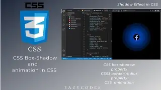 Box-Shadow, Border-radius(CSS3), Animation in CSS, and margin property in CSS|| Shadow Effect in CSS