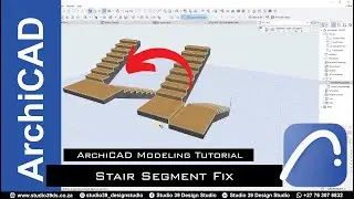 Staircase Landing Segment Fix | ArchiCAD Modeling Tutorial