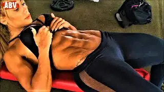 MARVELOUS SIX PACK MUSCLE GIRL, ABS WORKOUT