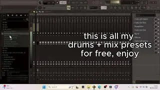 (FFREE) yo perc40 + tdf drumkit  