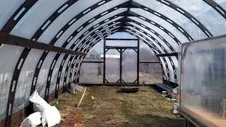 American wooden arches greenhouse
