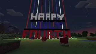 Happy July 4th! (Minecraft Fireworks)
