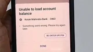 Unable To Load Account Balance Phonepe Sbi | Something Went Wrong Please Try Again Later Phonepe