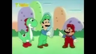 Luigi rudely interrupts Mario