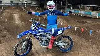 Supercross Training With Pro At UK Best Indoor SX Track!!