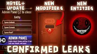 Doors New Hotel+ Update Confirmed Leaks | New Modifiers, Entities And Admin Panel Confirmed in Doors