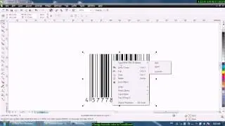 How to change barcode color in CorelDraw
