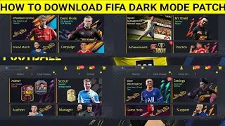 New FIFA Dark Mode Patch v5.7.0 | PES 2021 Mobile