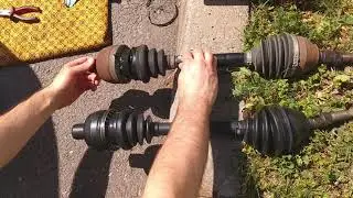 How to Replace Front Wheel Driveshaft - CV Axle Change