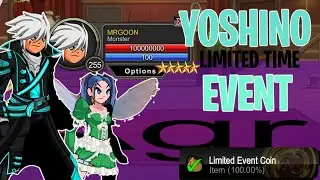 AQW Yoshino Event AFK In Yulgar - Limited Time Boss! | Live Event Merge shop (5 Million Gold Reward)