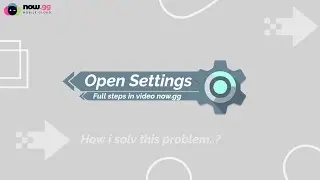 How i solve this problem??😥 | Open settings | Now.gg not installing apps | The tech