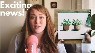 I’m so excited to travel to another country to teach watercolor!