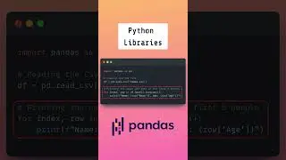 Pandas in 60 Seconds in Python 