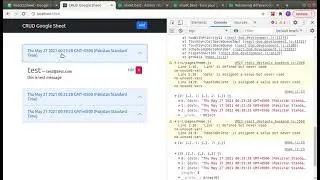 React Google Sheet CRUD app - Delete Data from Google Sheet - 5/6