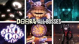 DOORS: Floor 1 & 2 - ALL Bosses & Cutscenes FULL MOVIE (Roblox Showcase)