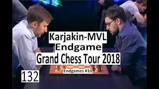Endgame from Karjakin-Vachier-Lagrave - Paris GCT 2018!
