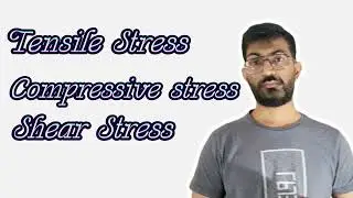 What is dead load, live load and sudden load ? and What are 3 main stress types