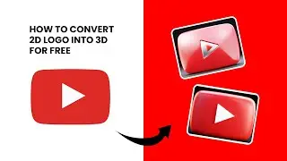 Convert 2D logo to 3D using AI for FREE!