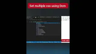 JavaScript Set Multiple CSS Using DOM 