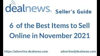 6 of the Best Items to Sell Online in November 2021