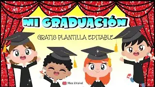 PLANTILLA EDITABLE DE GRADUACIÓN 2023- Gratis