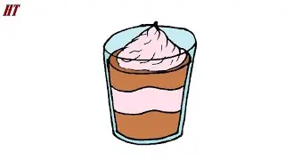 How to Draw Pudding Easy Step by Step