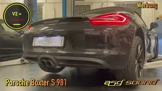 Porsche Boxster S (981) | V2+ | ASG Sound | Sportauspuff