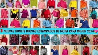 BLUSAS 100+ MODELOS FEMININAS DE MODA 2024 / BLUSA CON OLAN FACIL Y RAPIDO PARTE #1 BLUSA 2025
