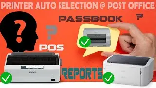 Automatic Printer Default Changer for POS Counter DotMatrix  Finacle PB Printer and Reports in laser