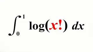 A nice integral involving x factorial