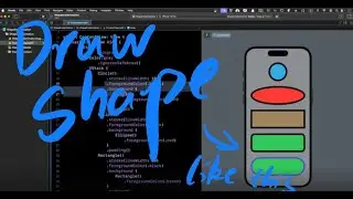 【ios development tutorial for beginners】23 How to draw shapes and stroke in swiftUI?
