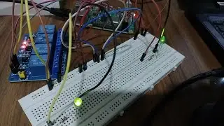 LED Blinking Using Relay and Raspberry Pi