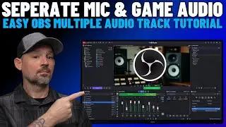 How To Separate Game & Voice in OBS | Multiple Audio Tracks for Recording