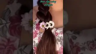 Hair clips using seftypin 🧷😱#smritisingh_ul3bo #hack #rubberbandhairstyle