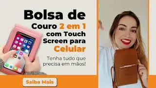 Bolsa de Couro 2 em 1 Forever Young