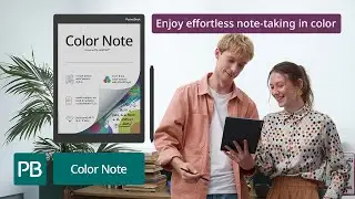 PocketBook Color Note: note-taking in color on a large E Ink Kaleido 3 screen with a stylus