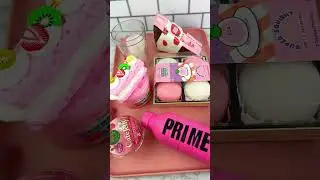 Packing School Lunch with Fidget Food *PINK* Satisfying Video ASMR! 