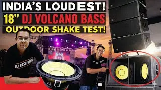 TA18 Volcano 18inch Speaker | HoneyComb Cone Paper Wala | 5inch Voice Coil | Full Review and Testing