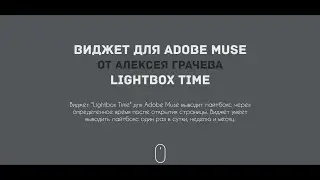 Lightbox Time Muse Widgets. Виджет лайтбокса с задержкой срабатывания.