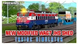 DOWNLOAD NEW MODIFIED WAG7 JHS SHED FOR TRAINZ SIMULATOR ANDROID BY HLW-K TEAM.