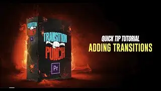 How to Add a Transitions Preset onto your footage inside Adobe Premiere Pro