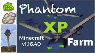 PHANTOM FARM XP Farm 🟢 Easy Minecraft Bedrock Survival 1.16 MCPE/Xbox/Ps4/Windows10
