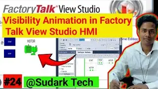 Visibility Animation in Factory Talk View Studio HMI | Rockwell Automation | Sudark Tech | HMI