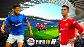 Gameplay Fifa 16 Android - Manchester United Vs Everton