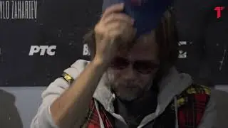 Srđan Žika Todorović plače na konferenciji filma 